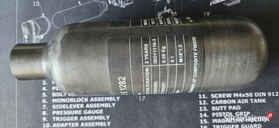 Butla kartusz Alsafe 03l 300 BAR Warszawa