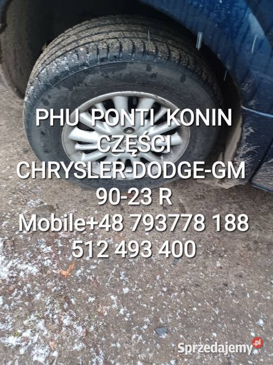 FELGA ALUMINIOWA 16 CHRYSLER GRAND VOYAGER 9607 osobowe Kawnice sprzedam