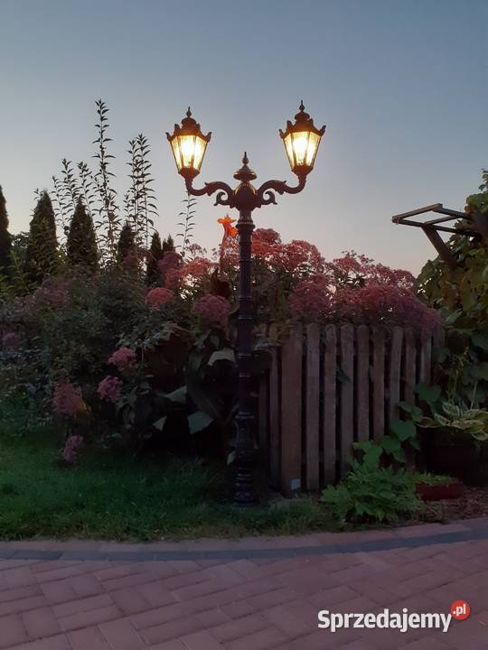 LAMPA ŻELIWNA H2400 LATARNIA TARAS OŚWIETLENIE Gołdap