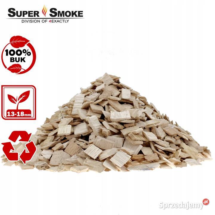 Zrębki Wędzarnicze SuperSmoke BUK KL13 1218mm Białystok