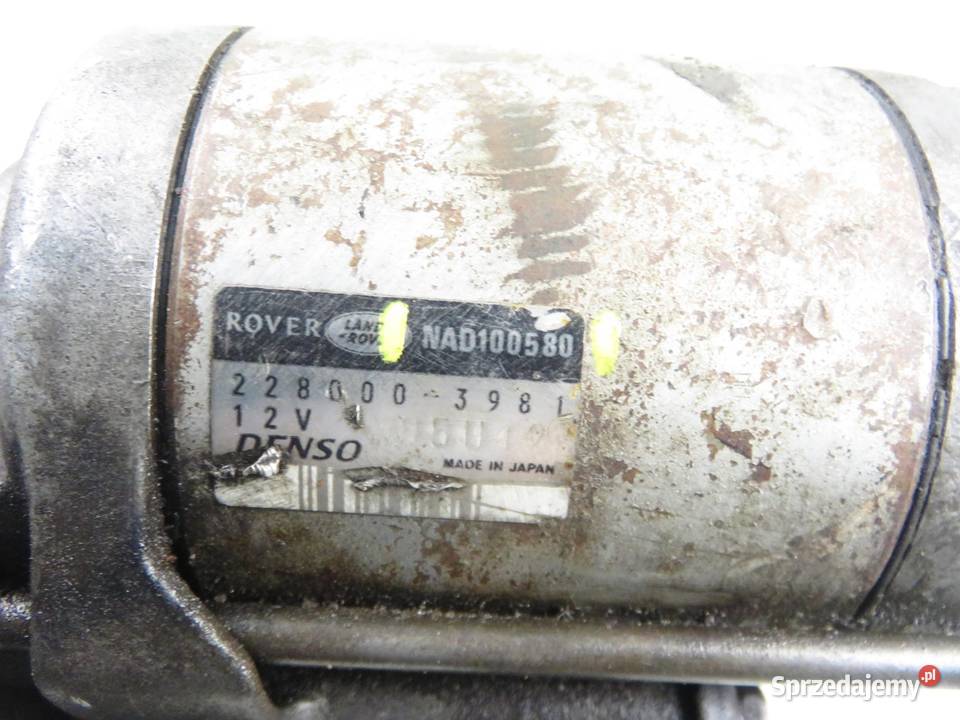 ROZRUSZNIK LAND ROVER FREELANDER 20 DI 100580 Układ elektryczny, zapłon