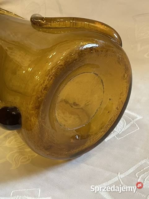 Wazon artystyczny Sękacz Huta Łysa Góra lata Porcelana i szkło