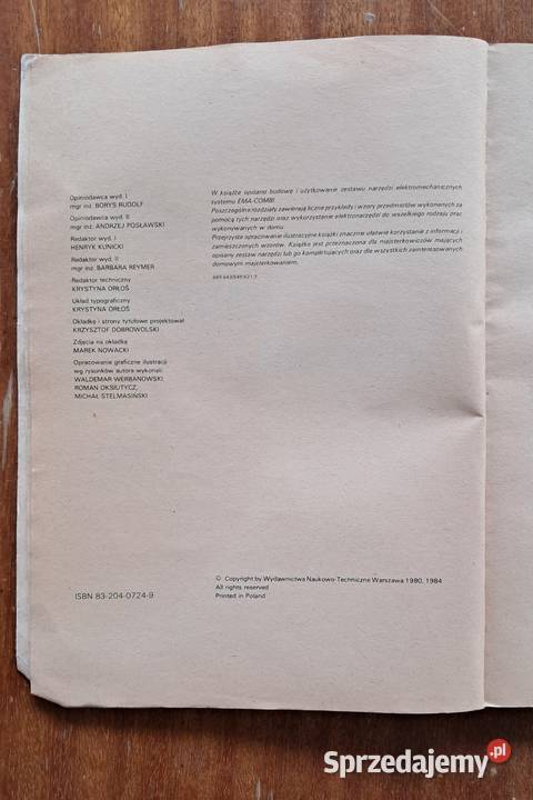 Książka Adam Słodowy Majsterkuje Narzędziami Ema Rok wydania 1985 Świecie