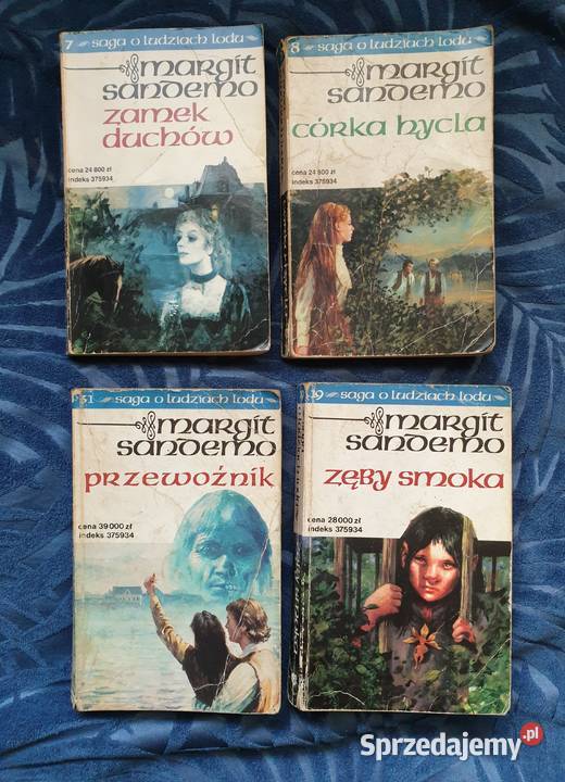 Saga o Ludziach Lodu Margit Sandemo wybrane tomy miękka Kraków