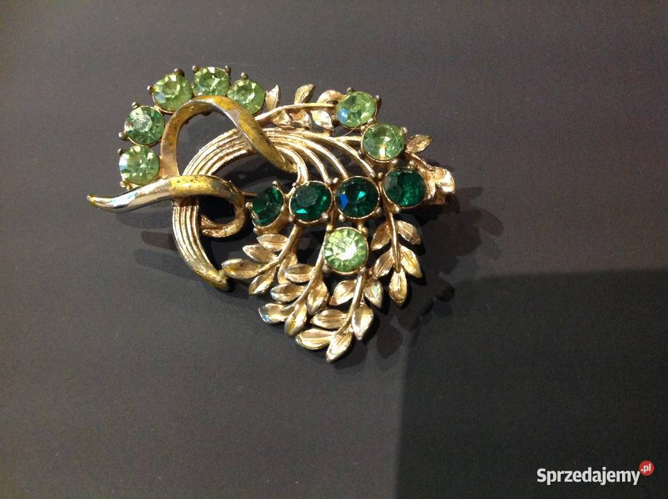 Broszka Damska Vintage sygnowana Nowa Sól