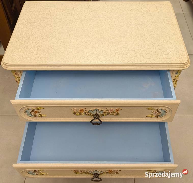 Piękna komoda ludwikowska ecrusklep Dąbrowa