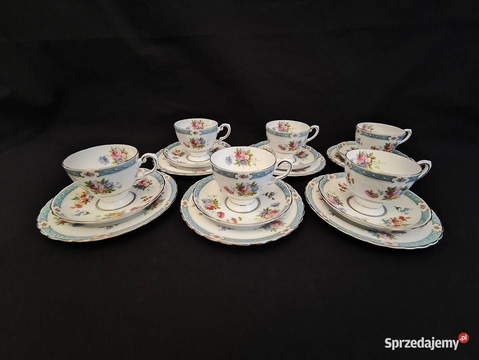 Zestaw kawowy angielski Tuscan Lowestoft lubelskie Chełm sprzedam