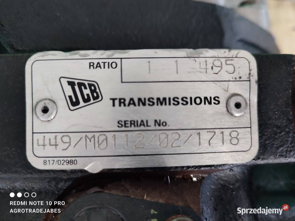Skrzynia biegów PowerShift 11495 JCB 53095 Wilkowo