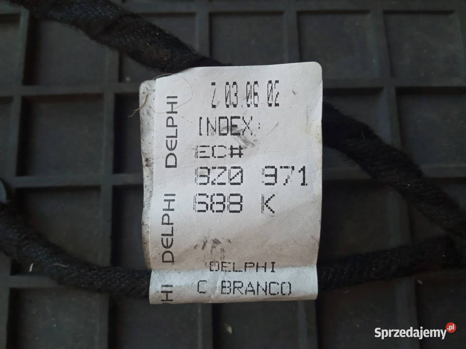 Audi A2 Wiązka drzwi Prawy tył 8Z0971688K