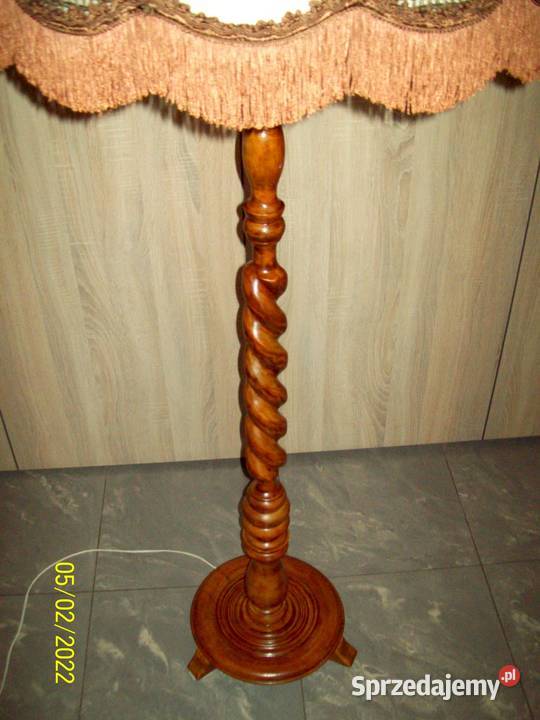 Stylowa piękna kompletna lampa podłogowa Łask