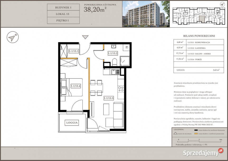 Mieszkanie 382m2 2 pok Kielce
