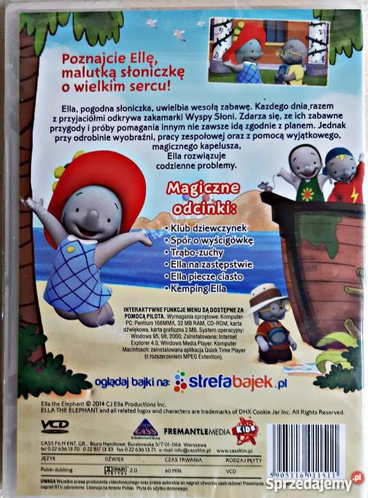 PRZYGODY SŁONICZKI ELLI MAGIA PRZYJAŹNI dubbing wielkopolskie Kalisz