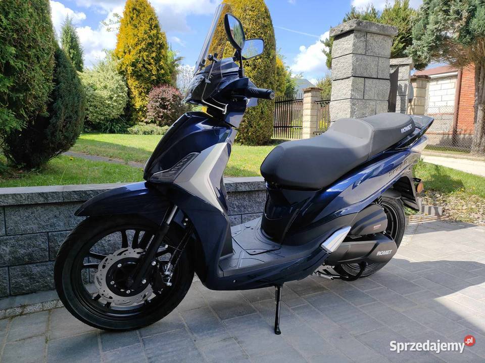 SKUTER 125 NOWY DUŻE KOŁA 16 2024 R z szybą 1km Pilzno