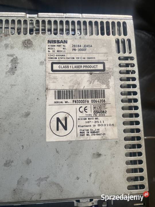 Radio Nissan qashqai j10 Piła Druga