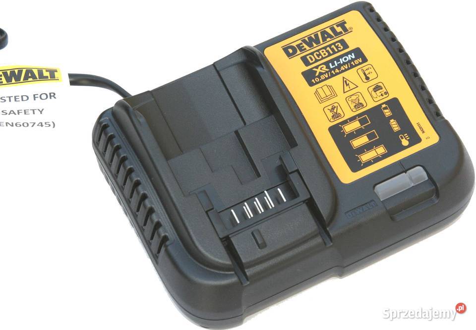 DeWALT ładowarka 18V 144V 108V DCB113 oryginalna Pozostałe Szczerbice