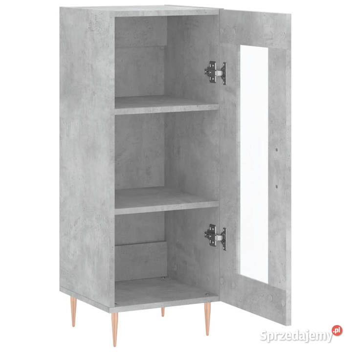 Szafka szarość betonu 345x34x90 materiał mazowieckie Warszawa