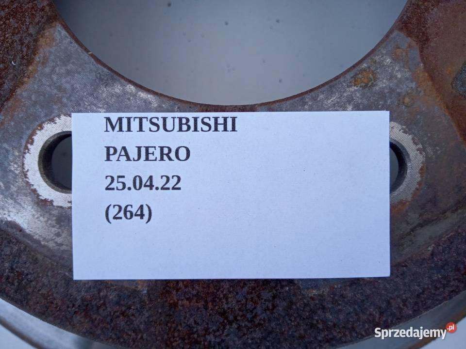 TARCZA HAMULCOWA PL MITSUBISHI PAJERO SPORT II wielkopolskie Nowy Tomyśl