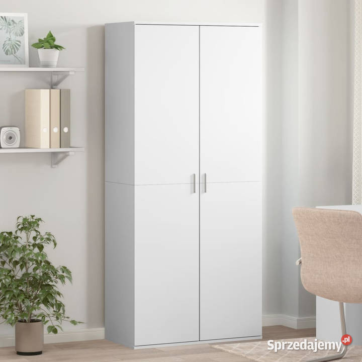 Szafka na buty biała 80x39x178 materiał Warszawa