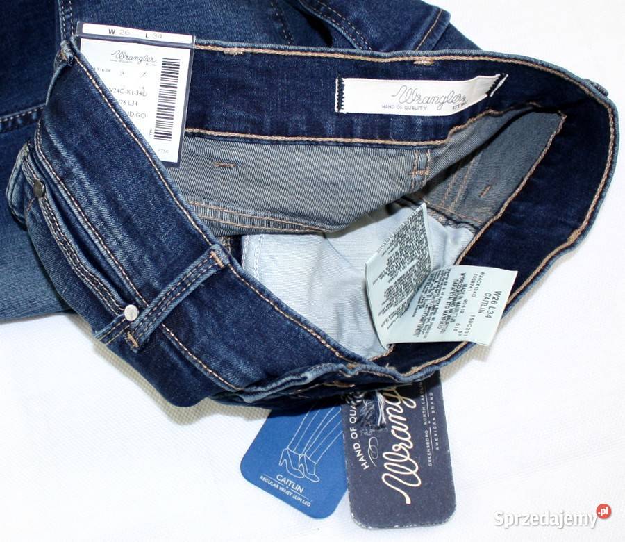 Damskie jeansy Wrangler Caitlin Regular Slim Rozmiar 36(S) Tarnowskie Góry
