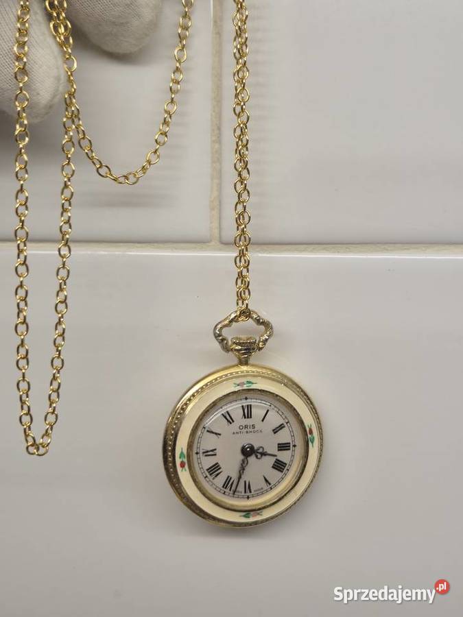 Zabytkowy zegarek wiszący Oris Chorzów
