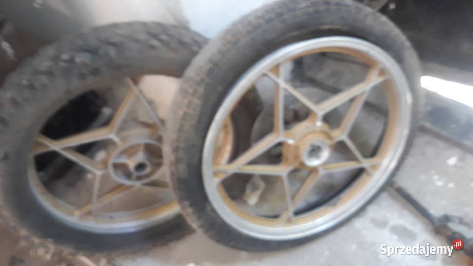 Suzuki RG 80 felgi Opony, koła, felgi
