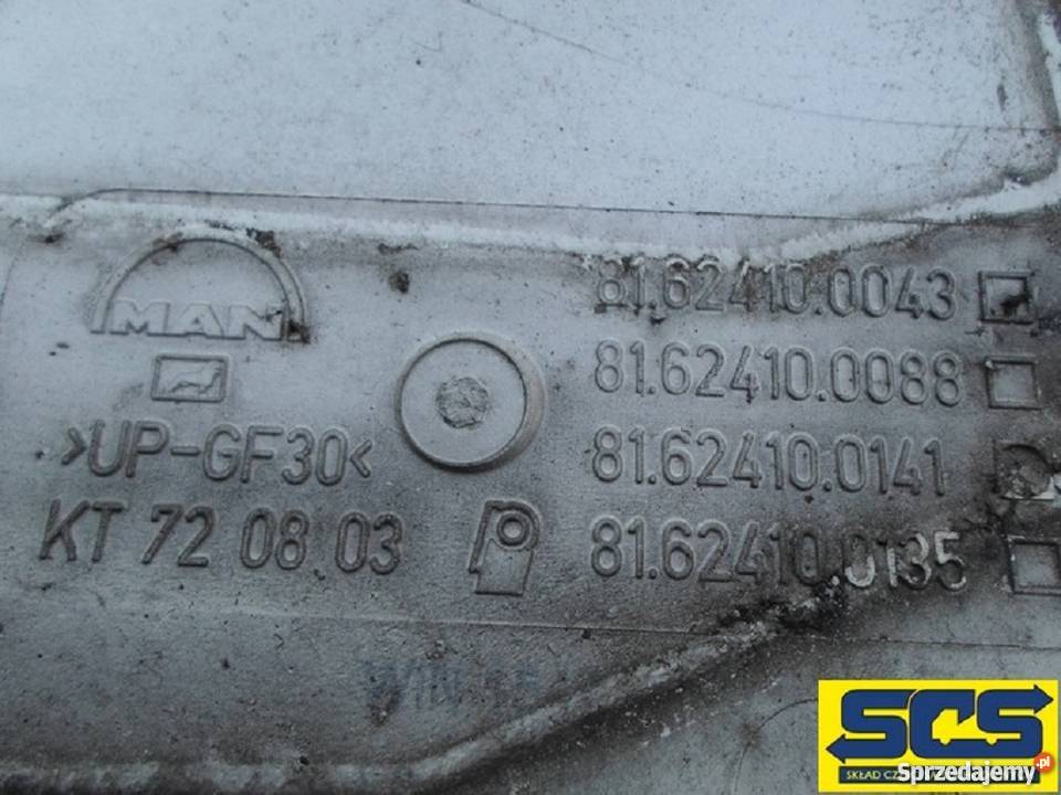 MAN TGA NAKŁADKA SŁUPKA 100 NETTO ŁADNA CAŁA Motoryzacja Bieleń