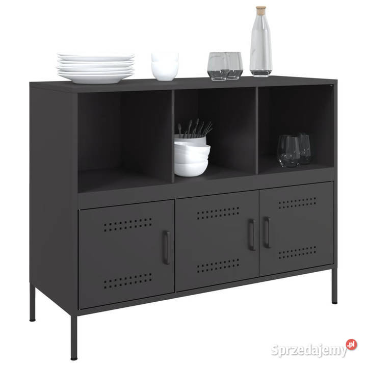 Szafka czarna 1005x39x79 stal WM843090 mazowieckie Warszawa
