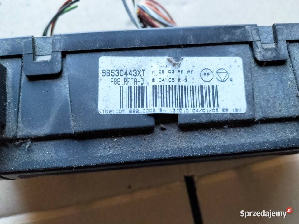CITROEN C3 MK1 96530443XT PANEL NAWIEWU osobowe Kamień-Kolonia