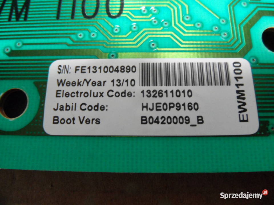 programator pralki electrolux EWS106210W świętokrzyskie Radlin sprzedam
