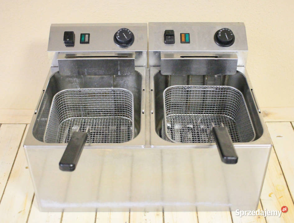 Frytkownica elektryczna podwójna 2x8 REDFOX FE77 śląskie Pszczyna sprzedam