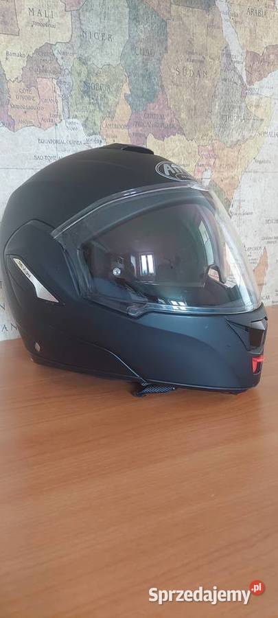 Kask motocyklowy męski Airoh czarny mat Staszów