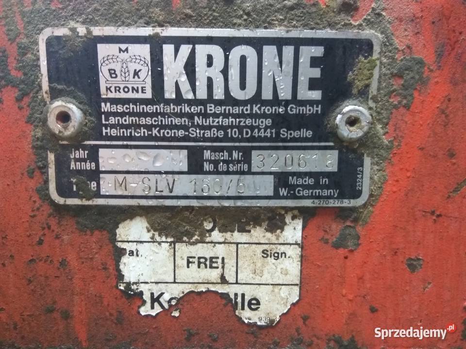 Pług 4 obrotowy Krone mustang slv 160 sprzedam