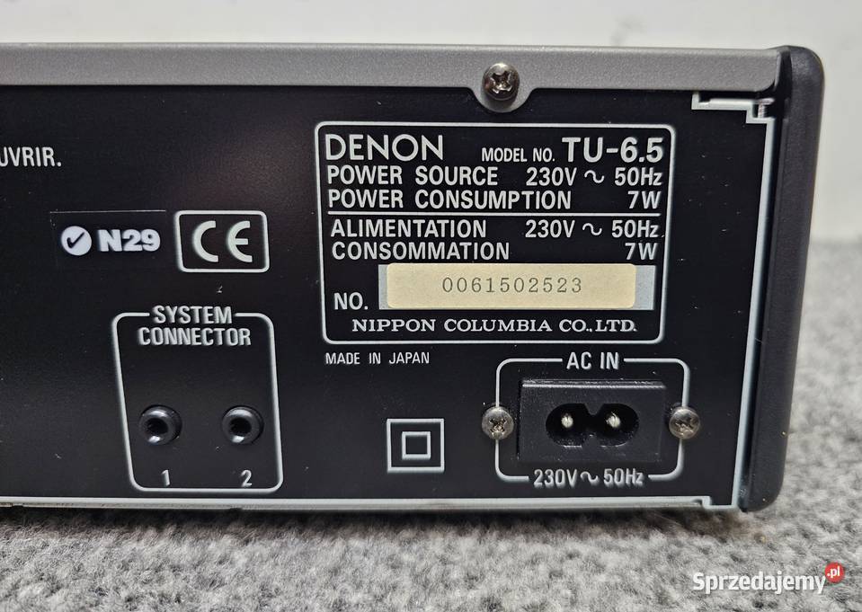 Tuner stereo Denon TU65 Kraków sprzedam