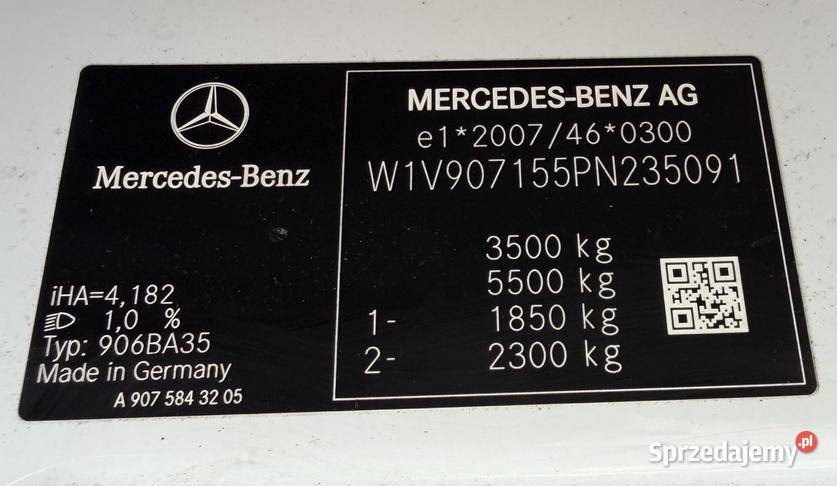 MERCEDESBENZ SPRINTER 519 CDI 2023 195000 ccm