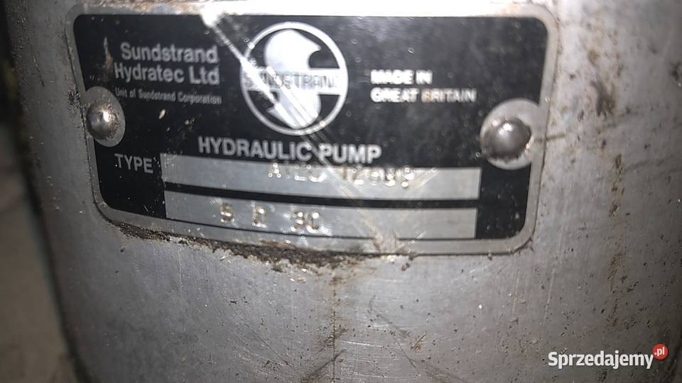 pompa hydrauliki do JCB 3 Sundstrand hydratec lubelskie Lubartów