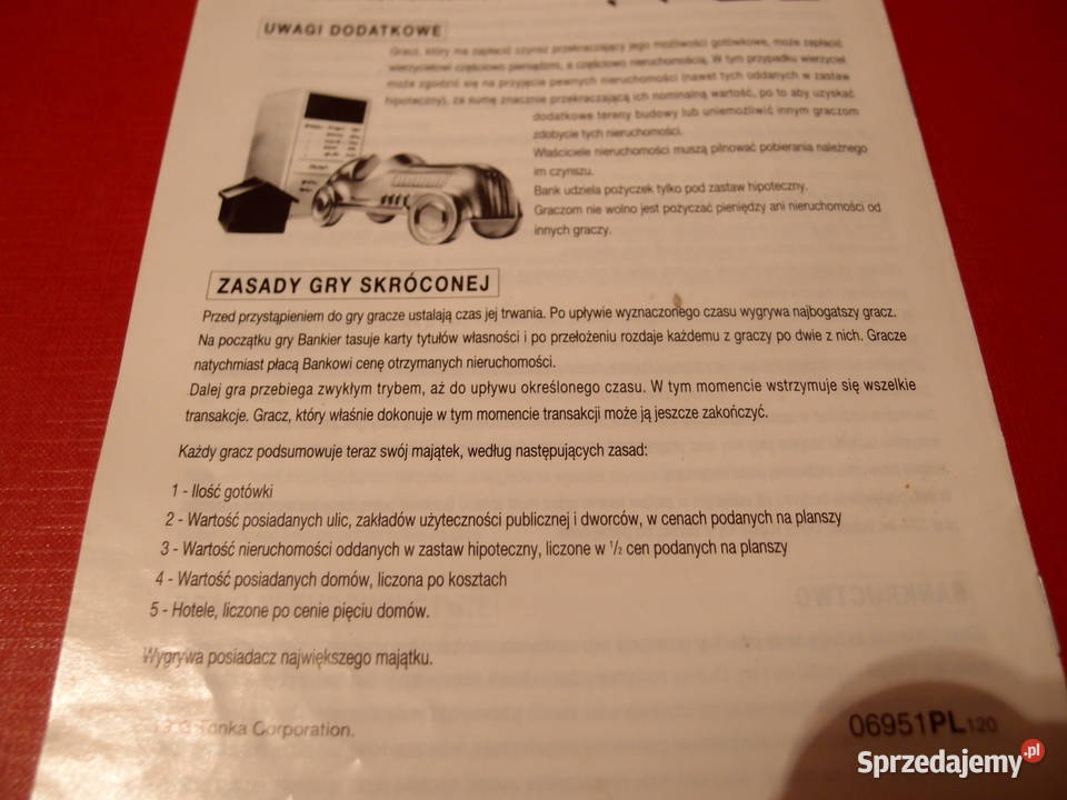 Unikat Gra monopoly z 1993r Pierwsza edycja na Łódź
