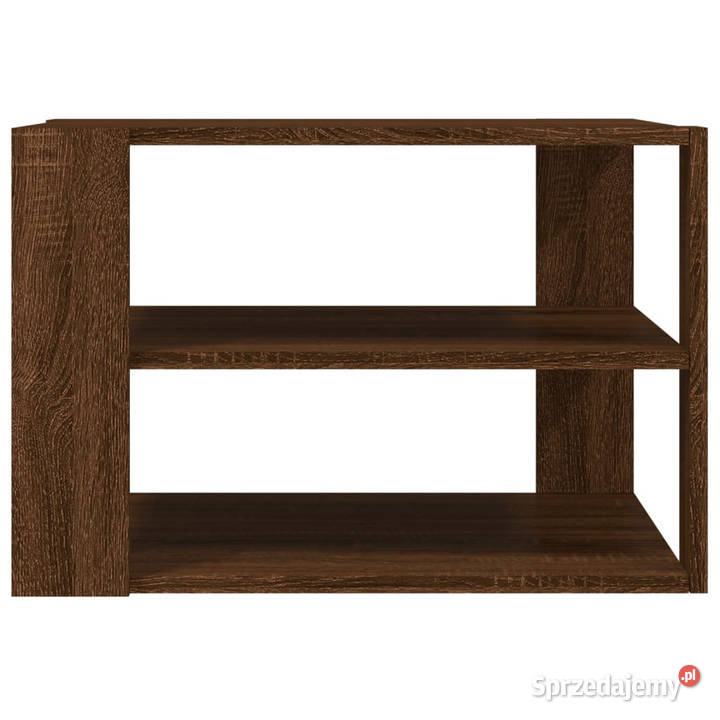 Stolik kawowy brązowy dąb 595x595x40 WM834256 Warszawa