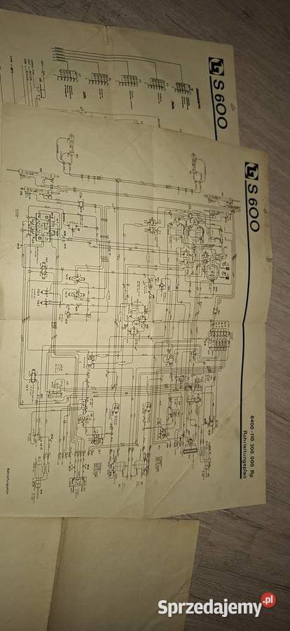 S600 Dokumentacja serwisowa VEB Baumaschinen Antykwariat