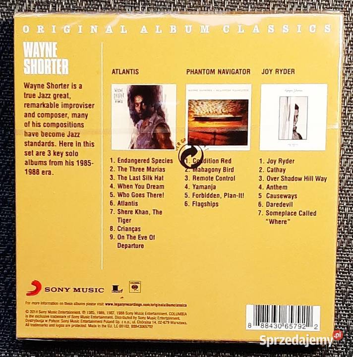 Rewelacyjny Zestaw 3 płytowy CD WAYNE SHORTER Katowice