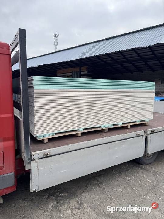 płyta gipsowa zielona wodoodporna 125 mm 120x260 Płyty gipsowo-kartonowe Oleśnica sprzedam