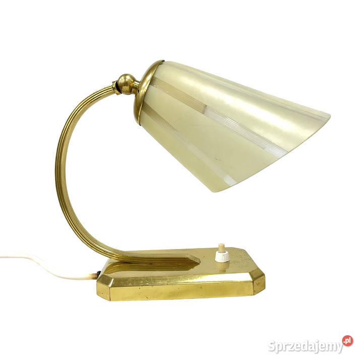 Lampa biurkowa Art Dco Modernist Niemcy lata 50 Warszawa