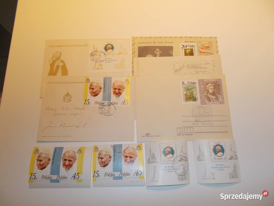 Kolekcja okolicznościowych koper kart i znaczków mazowieckie Warszawa