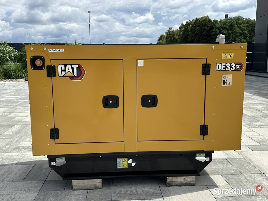 NOWY AGREGAT PRĄDOTWÓRCZY CAT DE33GC nie Tuliszków