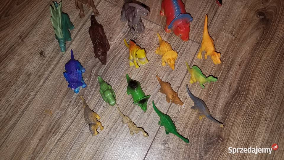 Dinozaury figurki 23 sztuki różne rozmiary 6155 Białystok