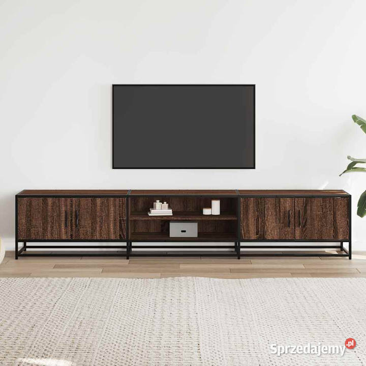 Szafka pod telewizor brązowy dąb 210x35x41 Warszawa sprzedam