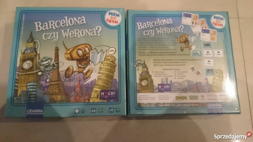GRANNA Gra Barcelona czy Werona Gra planszowa Towarzyskie świętokrzyskie