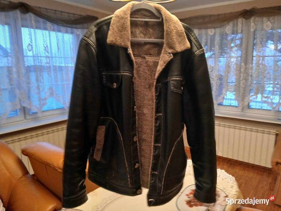 Męska skórzana kurtka pilotka Nowa Pilotka  Pobiedziska