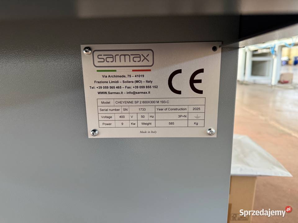 Szczotkarka postarzarka Sarmax CHEYENNE SP2 600 Juszczyn