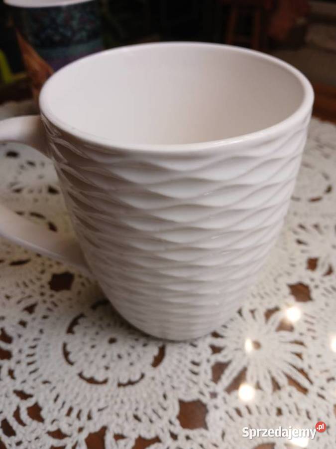 Duże kubki z łyżeczkami mazowieckie