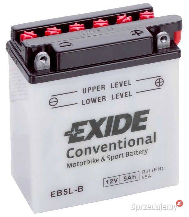 Akumulator motocyklowy EXIDE EB5LB YB5LB 12V 5Ah Rybnik